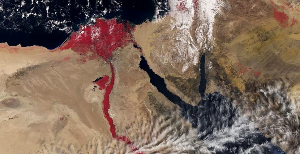 Din satelit, fluviul Nil are culoarea roşie. Cum se explică acest lucru