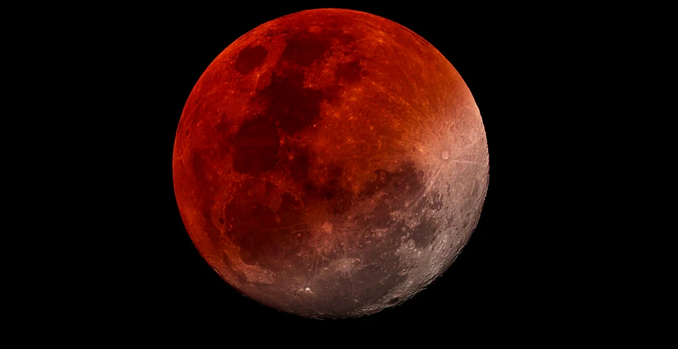 Eclipsă totală de „Lună sângerie”, vizibilă și din România. Tot ce trebuie să știm