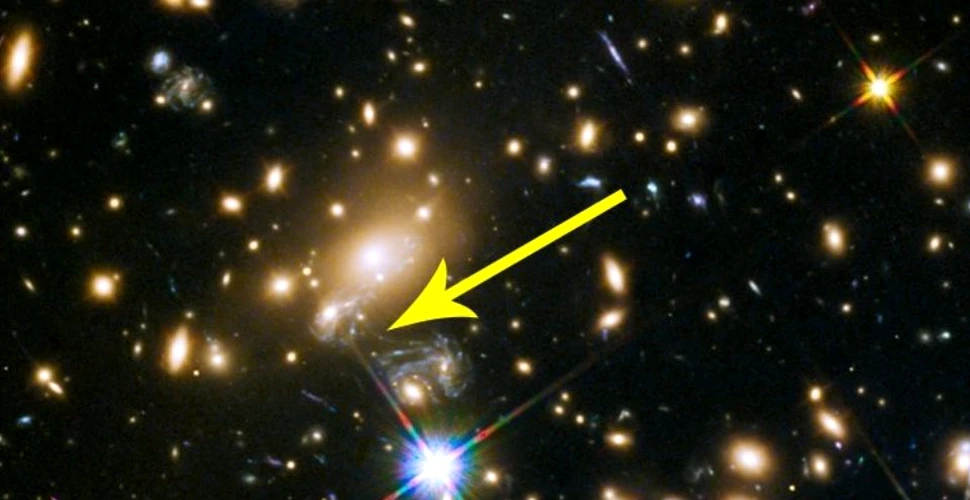 Mulţumită unui noroc incredibil, Hubble a văzut cea mai îndepărtată stea descoperită vreodată