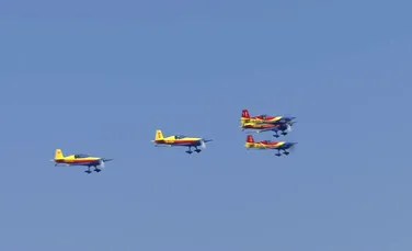 Peste 100 de aeronave vor survola cerul Capitalei, sâmbătă, la Bucharest International Air Show