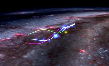 O structură misterioasă „șerpuiește” prin galaxia Calea Lactee