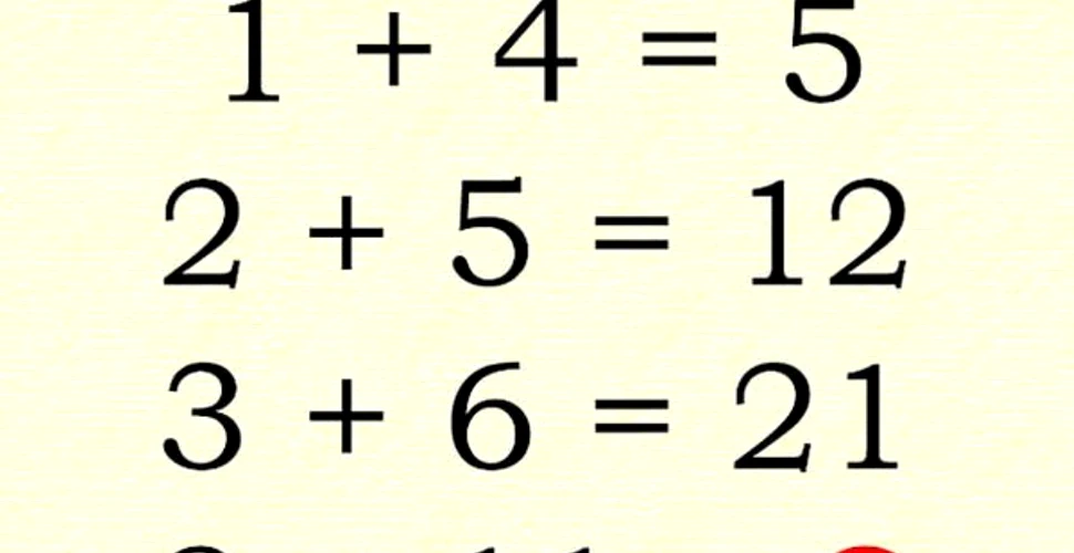 Exerciţiul de matematică pe care doar 1 din 1.000 de oameni reuşesc să-l rezolve. Poţi găsi soluţia corectă?