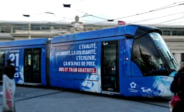 Un oraș din Franța a făcut transportul public gratuit pentru toţi locuitorii