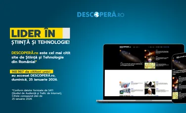 DESCOPERĂ.ro, cel mai urmărit site de Știință și Tehnologie din România!