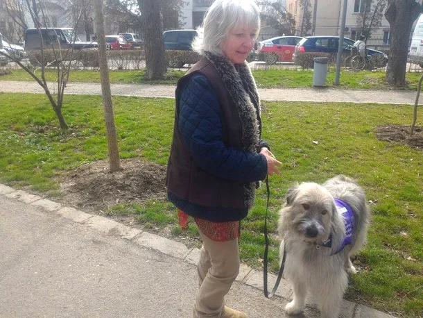 Câinele care a devenit ajutorul unei femei cu autism