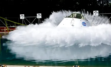 NASA a început testarea capsulei Orion în apă