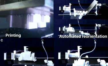 Un robot creat dintr-o singură bucată a ieșit „pe picioare” din imprimanta 3D