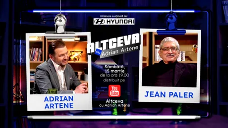 Descoperă lumea lui Jean Paler în cel mai nou episod al Podcastului „Altceva cu Adrian Artene”!
