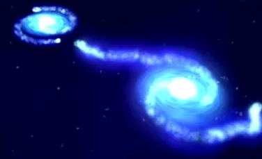 Gaurile negre sunt afectate de coliziunile galactice