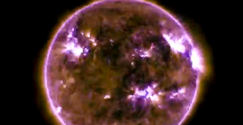 IMAGINI IMPRESIONANTE: Activitatea Soarelui timp de 5 ani, într-un VIDEO de 3 minute