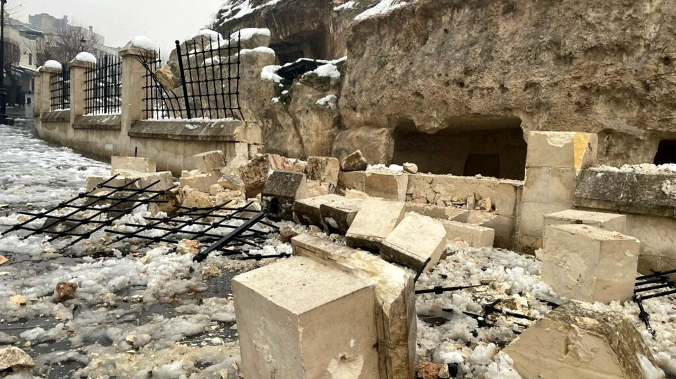 Castelul din Gaziantep, sit UNESCO, a fost grav avariat de cutremur