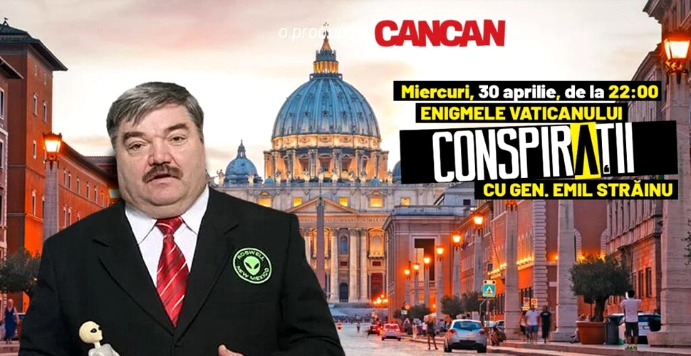 “Conspirații cu gen. Emil Străinu” începe miercuri, 30 aprilie, de la 22:00, LIVE pe YouTube Cancan