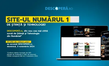 DESCOPERĂ.ro, alegerea numărul 1 pentru pasionații de Știință și Tehnologie din România!