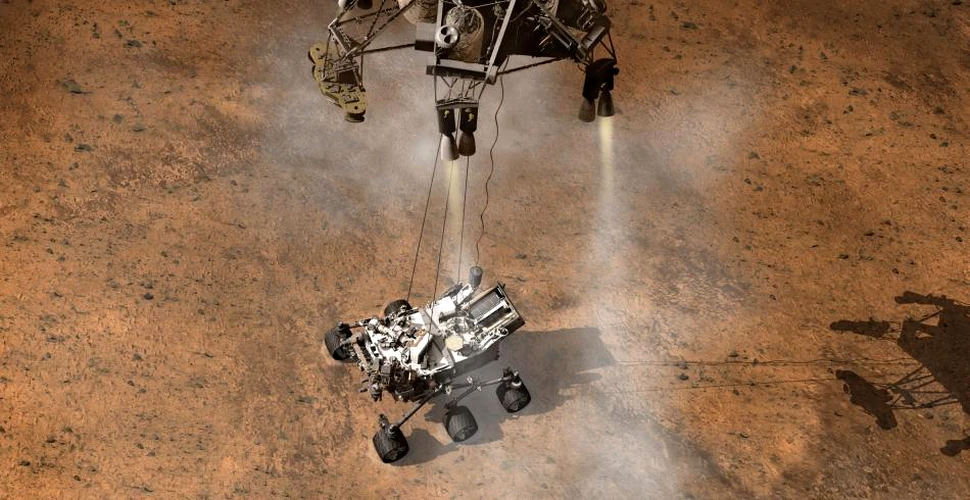 Şapte minute de teroare sau coborârea rover-ului pe Marte (VIDEO)