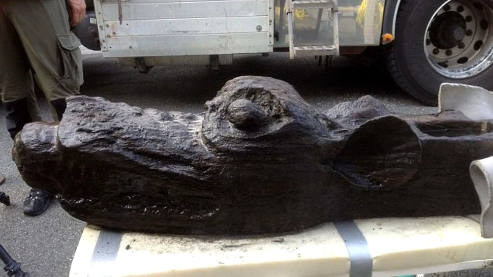 Un ”monstru” a fost scos din Marea Baltică: Un artefact feroce ataşat de o navă de război daneză a fost scos la suprafaţă după mai bine de 500 de ani