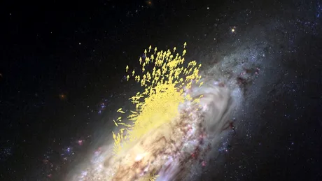 Galaxia noastră s-a răsturnat la 90 de grade, iar astronomii nu știu de ce