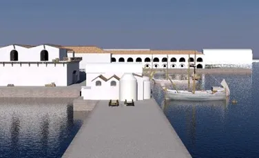 Un amfiteatru roman a fost descoperit in apropierea unui port antic