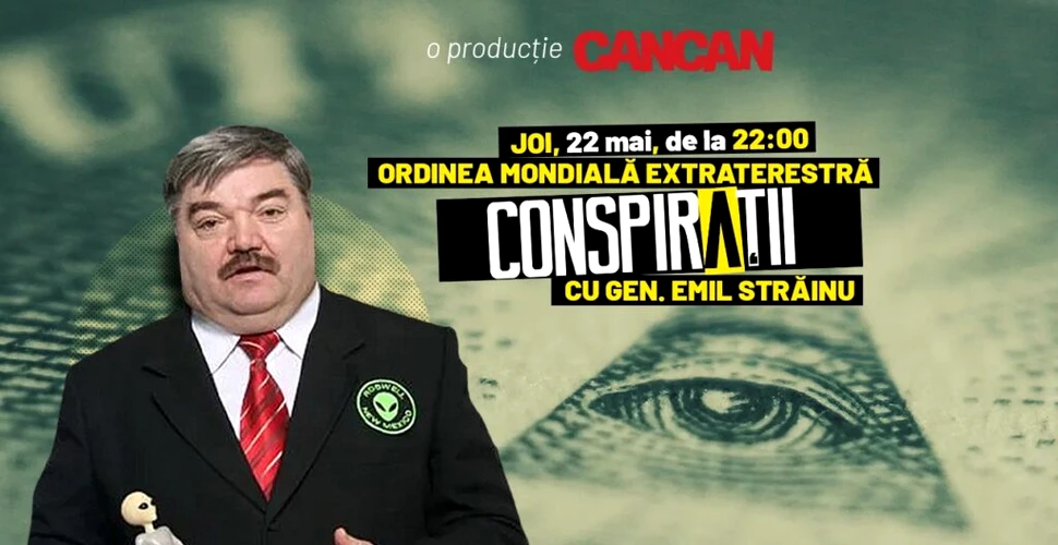 „Conspirații cu gen. Emil Străinu” începe joi, 22 mai, de la 22:00, LIVE pe YouTube CANCAN