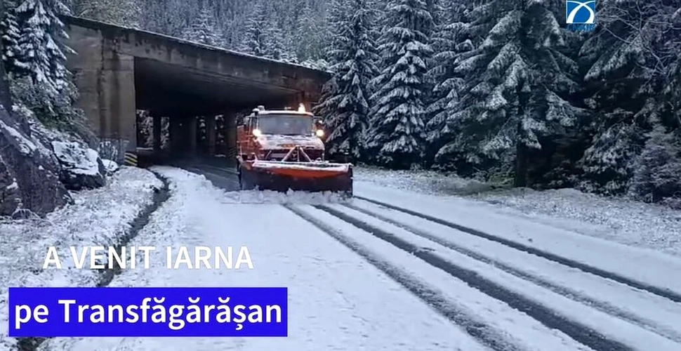 Prima zăpadă din această toamnă pe Transfăgărășan și Transalpina