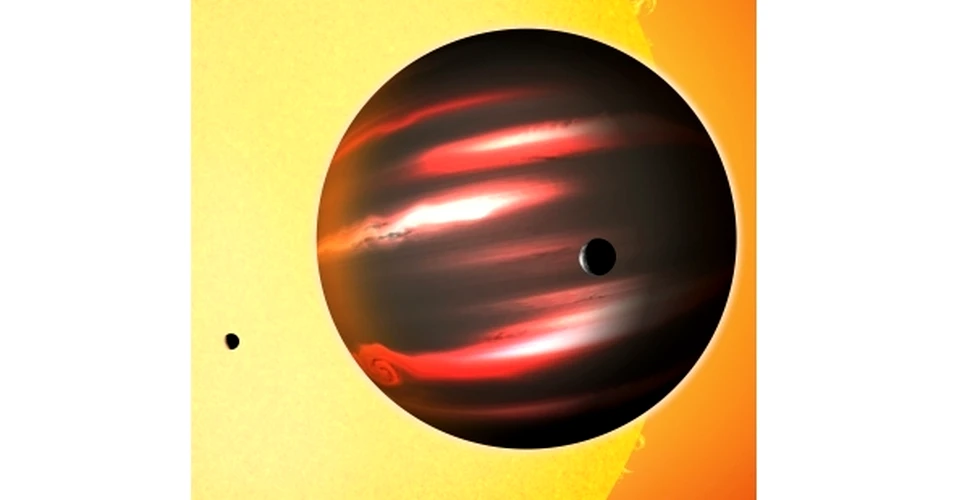 A fost descoperită cea mai întunecată exoplanetă