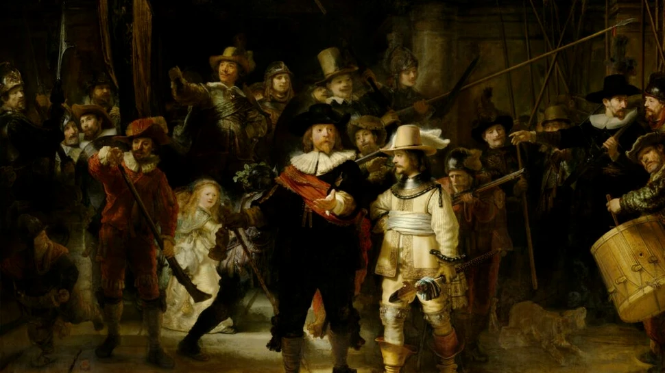 Un compus neobișnuit a fost găsit în „Rondul de noapte” al lui Rembrandt