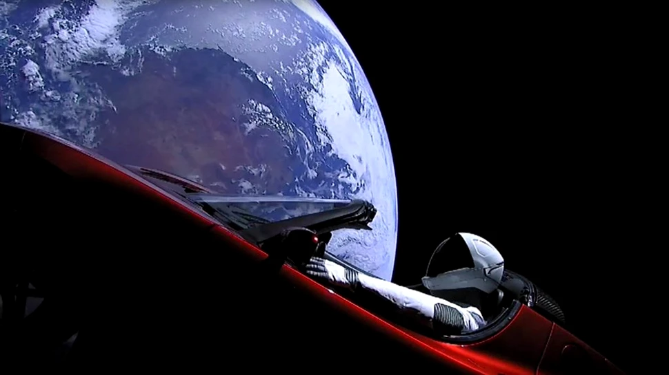 Unde a ajuns mașina Tesla trimisă de Elon Musk în spațiu în urmă cu patru ani?