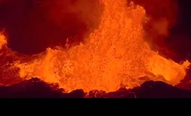 Imagini inedite: erupţia unui vulcan, surprinsă cu ajutorul unei drone (VIDEO)