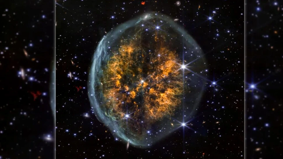 Telescopul Webb a surprins o nebuloasă bizară în formă de creier