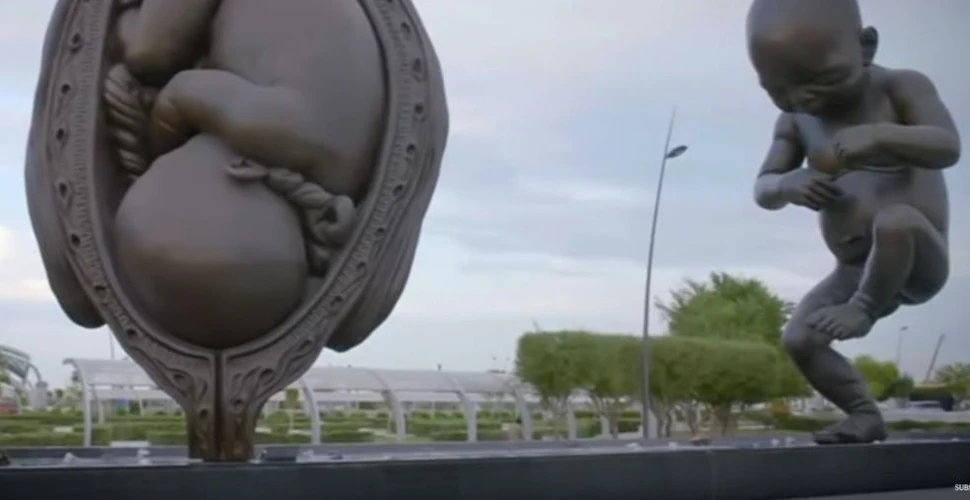 Sculpturile uriaşe în formă de uter de la un spital din Doha stârnesc controverse