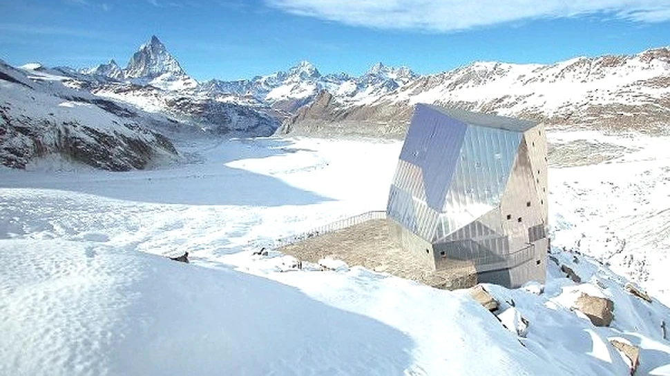 Monta Ros Hut, adapostul alpin al viitorului