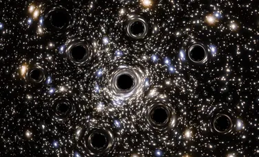 Un întreg „furnicar de găuri negre” a fost surprins în timp ce se deplasa prin Calea Lactee