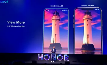 Huawei prezintă HONOR View20, un smartphone cu cinci funcţii în premieră internaţională