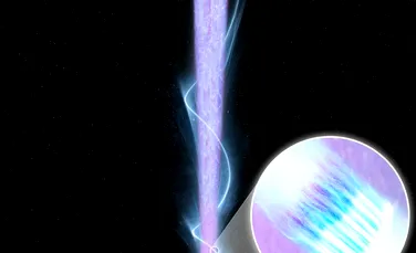 O gaură neagră supermasivă aruncă un jet de înaltă energie spre Pământ