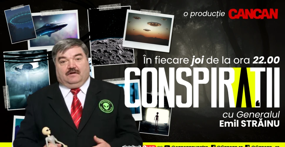 „Conspirații cu Generalul Emil Străinu”, noua emisiune care te ține cu sufletul la gură