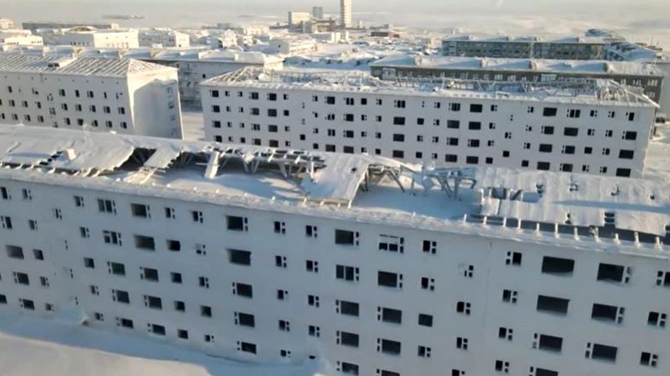 Imagini impresionante din cel mai rece oraș din Europa, cândva o comunitate prosperă de mineri