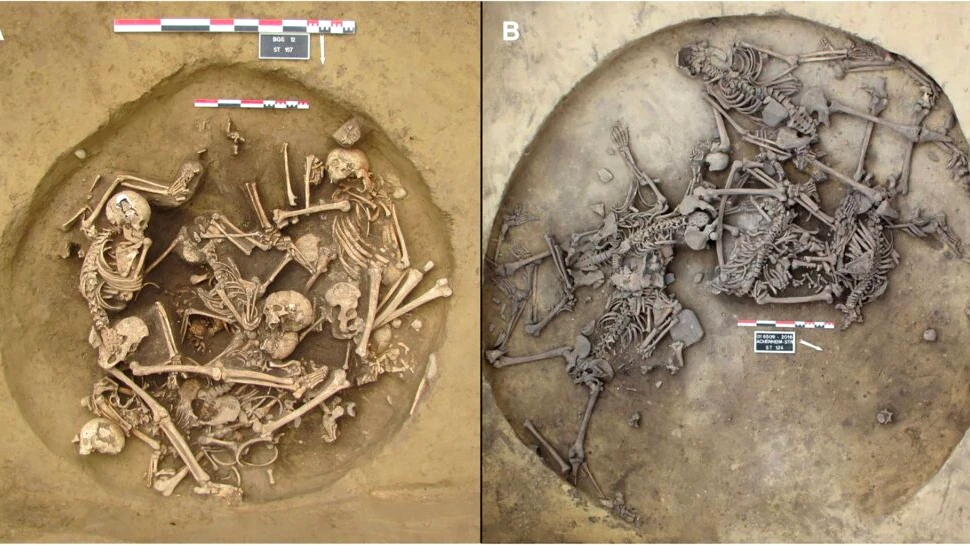 Gropile funerare neolitice dezvăluie practici de război macabre