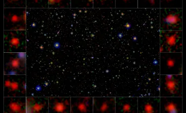 Găuri negre supermasive din interiorul galaxiilor muribunde, descoperite în Universul timpuriu