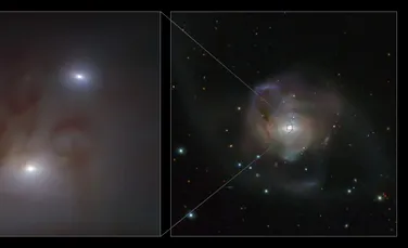 Astronomii au descoperit cea mai apropiată pereche de găuri negre supermasive găsită vreodată