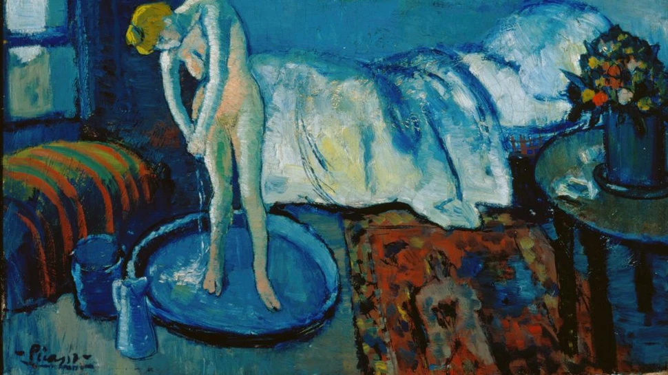 Ce se ascundea sub stratul de vopsea al tabloului „Camera albastră” de Picasso? Radiaţiile infraroşii au dezvăluit secretul (VIDEO)