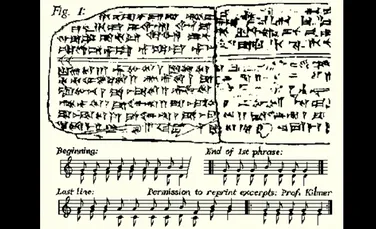 Ascultaţi cea mai veche piesă muzicală din lume, compusă în urmă cu 3.400 de ani! (AUDIO)