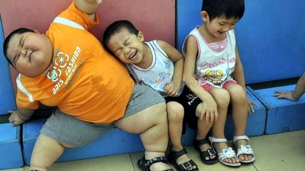 Caz de obezitate infantila extrema semnalat in China (FOTO)