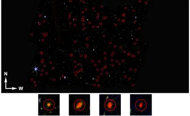 Telescopul James Webb a descoperit 300 de obiecte misterioase în Universul îndepărtat