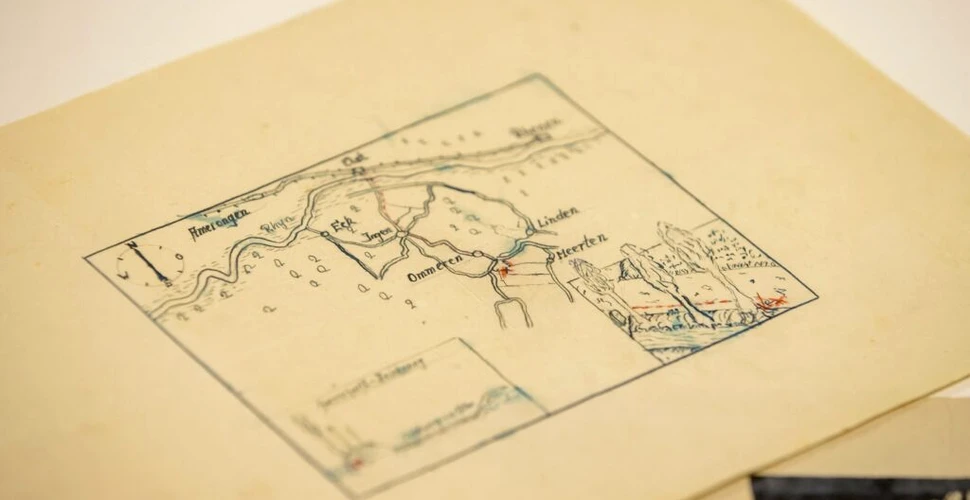O hartă care dezvăluie o comoară a naziștilor, făcută publică pentru prima dată