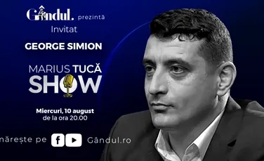 Marius Tucă Show începe miercuri 10 august, de la ora 20.00, live pe gândul.ro