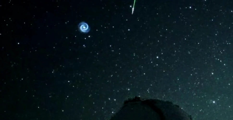 Fenomen misterios pe cerul din Norvegia: O spirală albastră a apărut pe cer