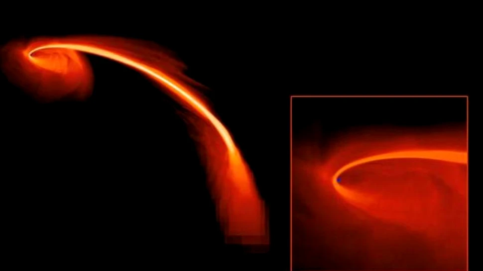 Asasinat stelar: o gaură neagră înghite o stea (VIDEO)