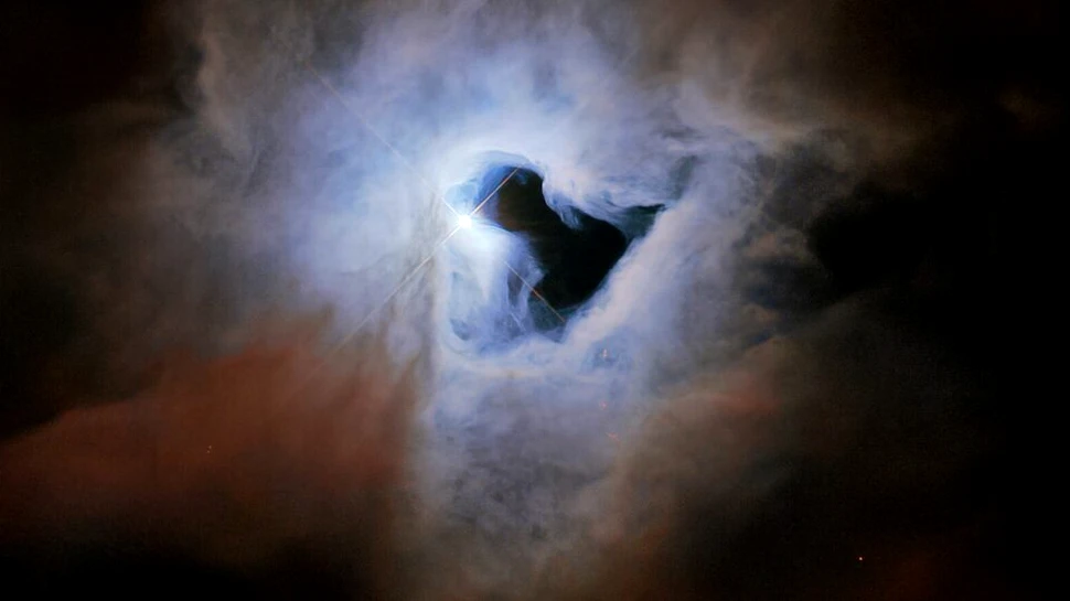 Telescopul Hubble a găsit o „gaură de cheie cosmică” în constelația Orion