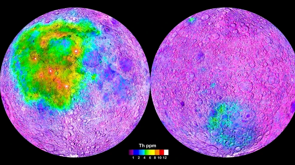 Cel mai mare crater al Lunii dezvăluie secrete despre formarea satelitului nostru natural