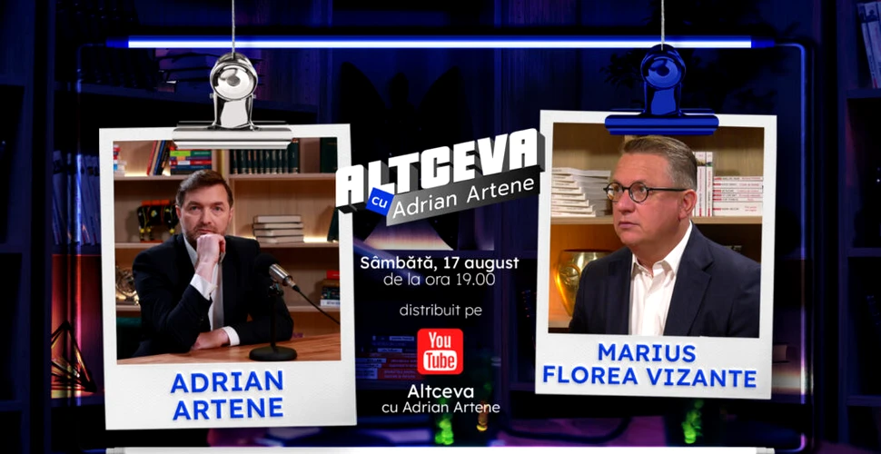 Marius Florea Vizante, despre cum se trăiește o VIAȚĂ cu și din UMOR, în EXCLUSIVITATE, la Altceva cu Adrian Artene