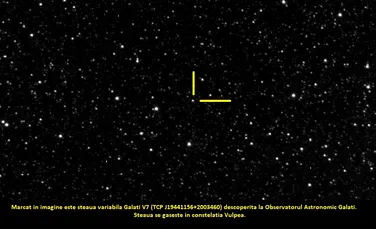 Premieră pentru astronomia din România: Stea variabilă de tip Mira, descoperită la Galaţi